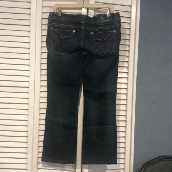 Mel Denim Dark Blue Jeans - Picture 3 of 3